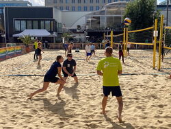 Beach-Volleyballturnier der tandem BTL, Impressionen vom Firmenevent,  Gruppenphase