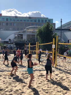 Beach-Volleyballturnier der tandem BTL, Impressionen vom Firmenevent, Gruppenspiele